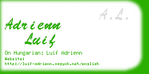 adrienn luif business card